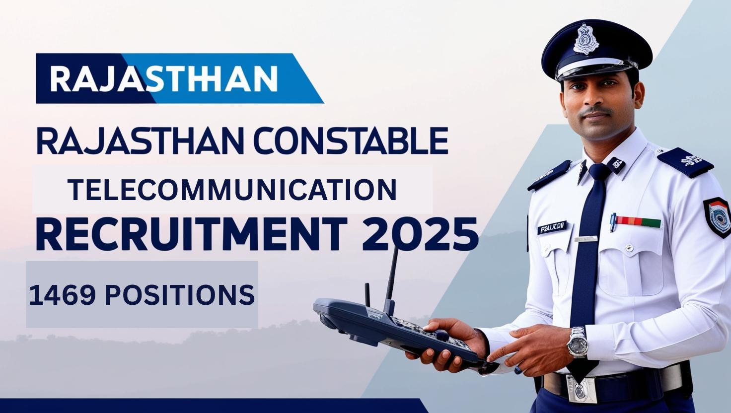 Rajasthan Police Constable Telecommunication Recruitment 2025