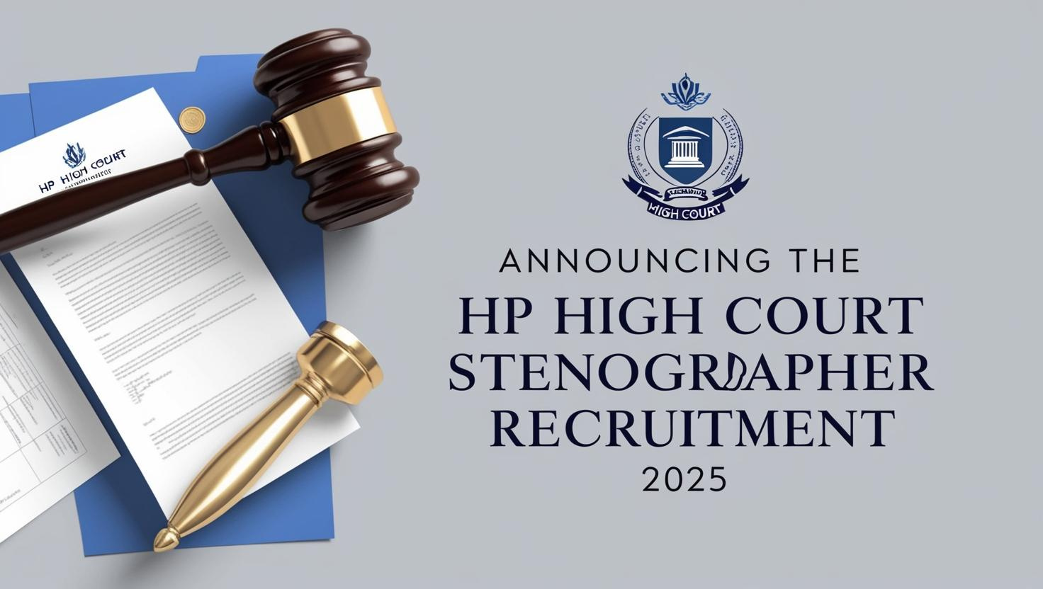 HP High Court Stenographer Recruitment 2025